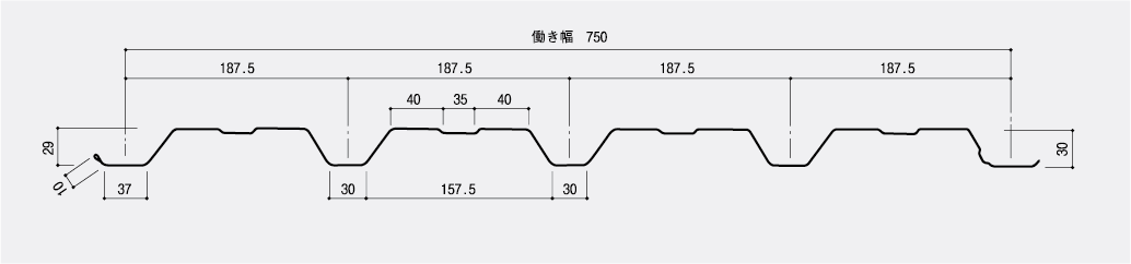 ラッキーサイディングU-750　1型